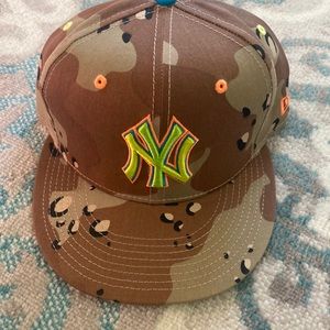 New era mens yankees fitted hat size 7 3/8